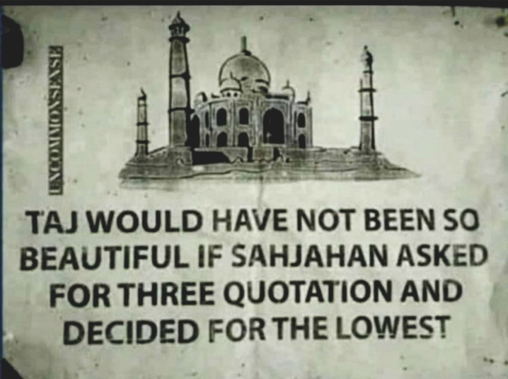 Such a thought provoking literary piece. How many of us have faced this? A compromise on *choice of material/equipment* because of the regulatory restrictions.