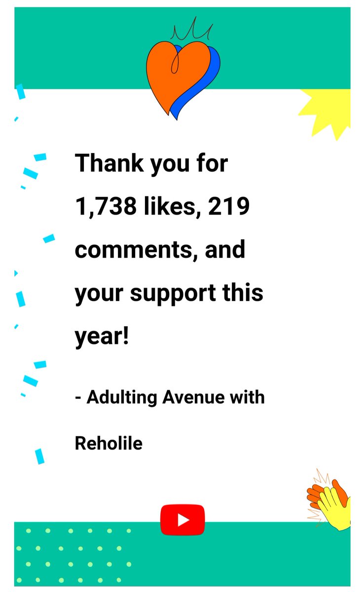Reholile_n's tweet photo. Thank you🤍❤
#MyYearOnYouTube2021 #MyYearOnYouTube https://t.co/0flRMGBSun