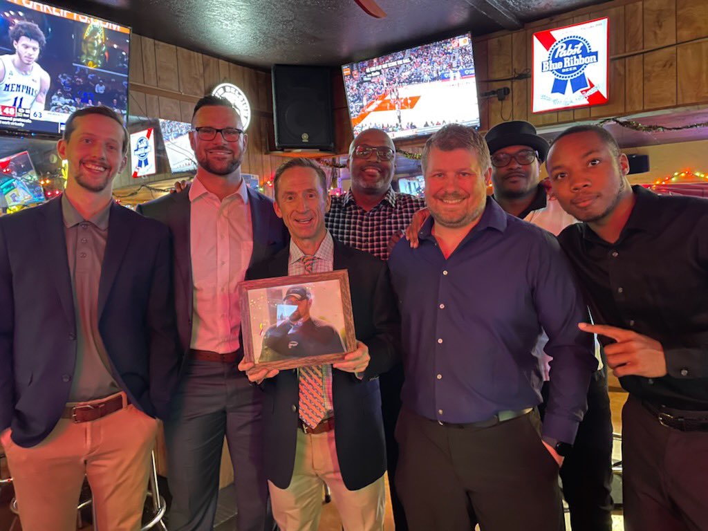 Post freshmen banquet; 9-0, best freshmen staff and in honor of Coach Chick! We all miss you!