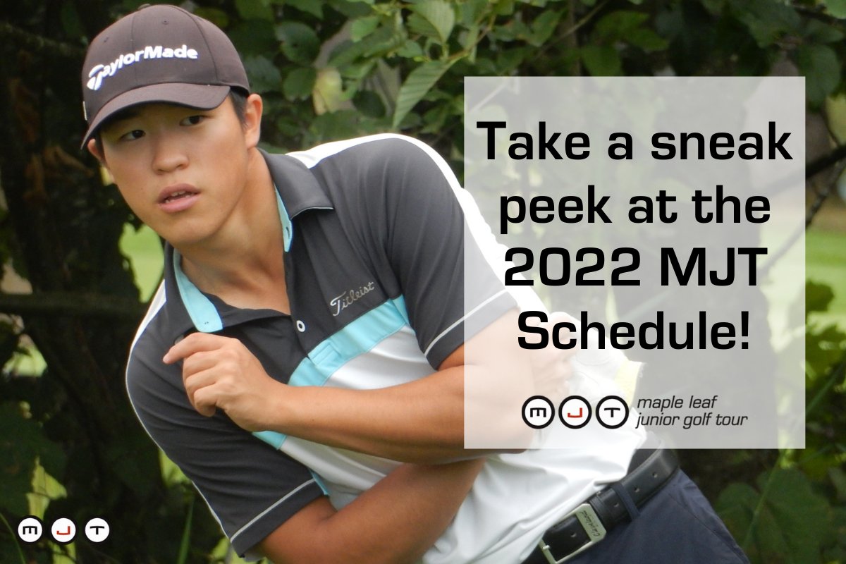 Take a sneak peek at the 2022 Tentative Schedule on Canada's #1-Played Junior Golf Tour! 

Registration on both Tours will open once events are finalized in January. 

Early Bird Membership Sale ON NOW! 

Tentative Schedule Here: bit.ly/325ytag

#MJT