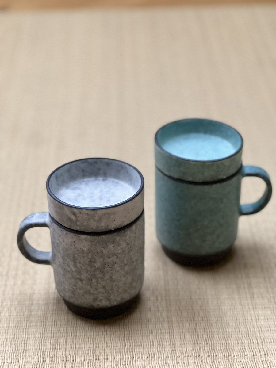 MatsukazeTea's tweet photo. New stackable #tea #mug with plate - comes in two colours: matt turquoise and matt white. Attractive and functional. Great for those who use tea bags or strainers. Made in Japan.
#yycliving #yegliving #teabag #yvrliving #yyz #localbusiness #holidaygifts #teadrinker #yyctea https://t.co/LBtwqF8v2R