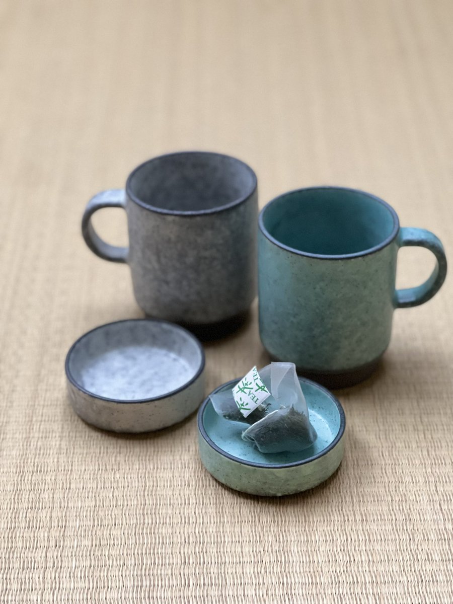 MatsukazeTea's tweet photo. New stackable #tea #mug with plate - comes in two colours: matt turquoise and matt white. Attractive and functional. Great for those who use tea bags or strainers. Made in Japan.
#yycliving #yegliving #teabag #yvrliving #yyz #localbusiness #holidaygifts #teadrinker #yyctea https://t.co/LBtwqF8v2R