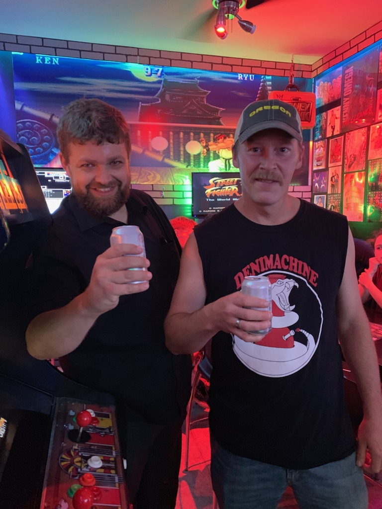 RealBobbyMunson's tweet photo. A good classic from after the first Prairie Pro Wrestling @PPWyxe shows. @smokes_papa kicked my ass at the rasslin arcade games on this night. Was a fun time @BartariYXE
#VideoBros https://t.co/is04NV2LgX