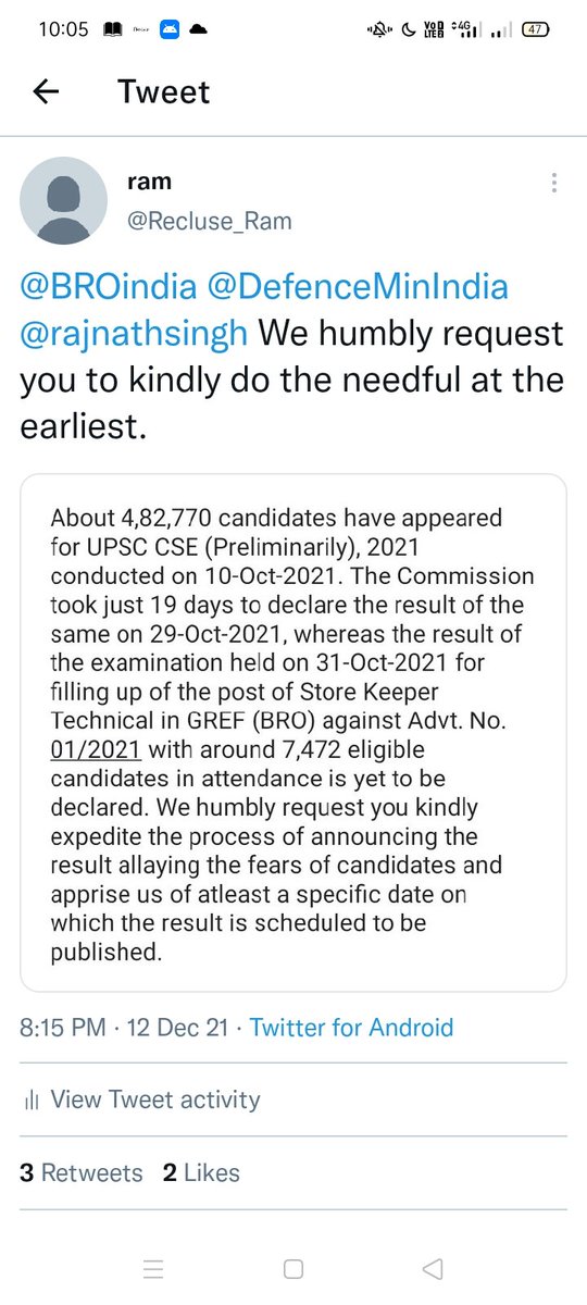 Recluse_Ram's tweet photo. @BROindia @PMOIndia @rajnathsingh @DefenceMinIndia @AjaybhattBJP4UK @drajaykumar_ias @adgpi https://t.co/brHU879aQ8