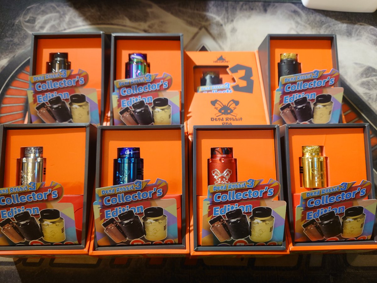 natsu_nomi_hage's tweet image. デトラビ3、7色キターッ！！

＃ベイホク　#Hellvape
#DeadRabbit3