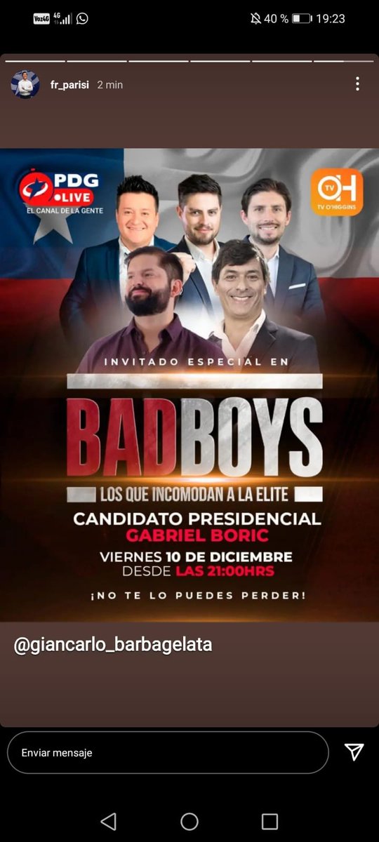 padillaeduc's tweet photo. #BadBoysProgramaBoric #BadBoysProgramaBoric https://t.co/S9MWLDh9BN