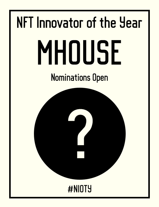 weareshowups's tweet photo. NOMINATIONS OPEN - Who do you think should become the 2021 NFT Innovator Of The Year ? #NIOTY
#NFT #nfts #NFTCommunity
https://t.co/S4Qv8Yw0X1 https://t.co/4WtDhnkEDe