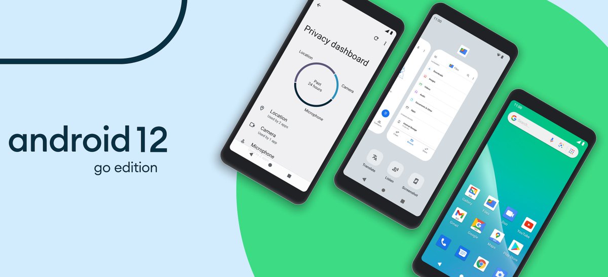 AllGadgetsMY's tweet image. Android 12 (Go Edition) Kini Rasmi, Lebih Pantas &amp;amp; Pintar.

Google menjanjikan pengalaman yang lebih pantas, lebih pintar dan lebih mesra privasi berbanding versi sebelum ini.

Kini terdapat lebih 200 juta pengguna dengan telefon Android (Go Edition).

#Android12GoEdition