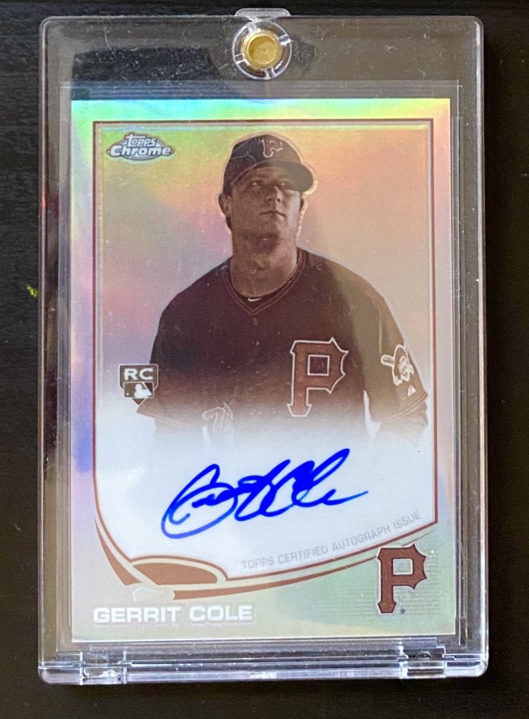 RT @Piotrs_Cards: Gerrit Cole sepia refractor /75 RC $200 shipped @HobbyConnector https://t.co/51fbi2CwqR
