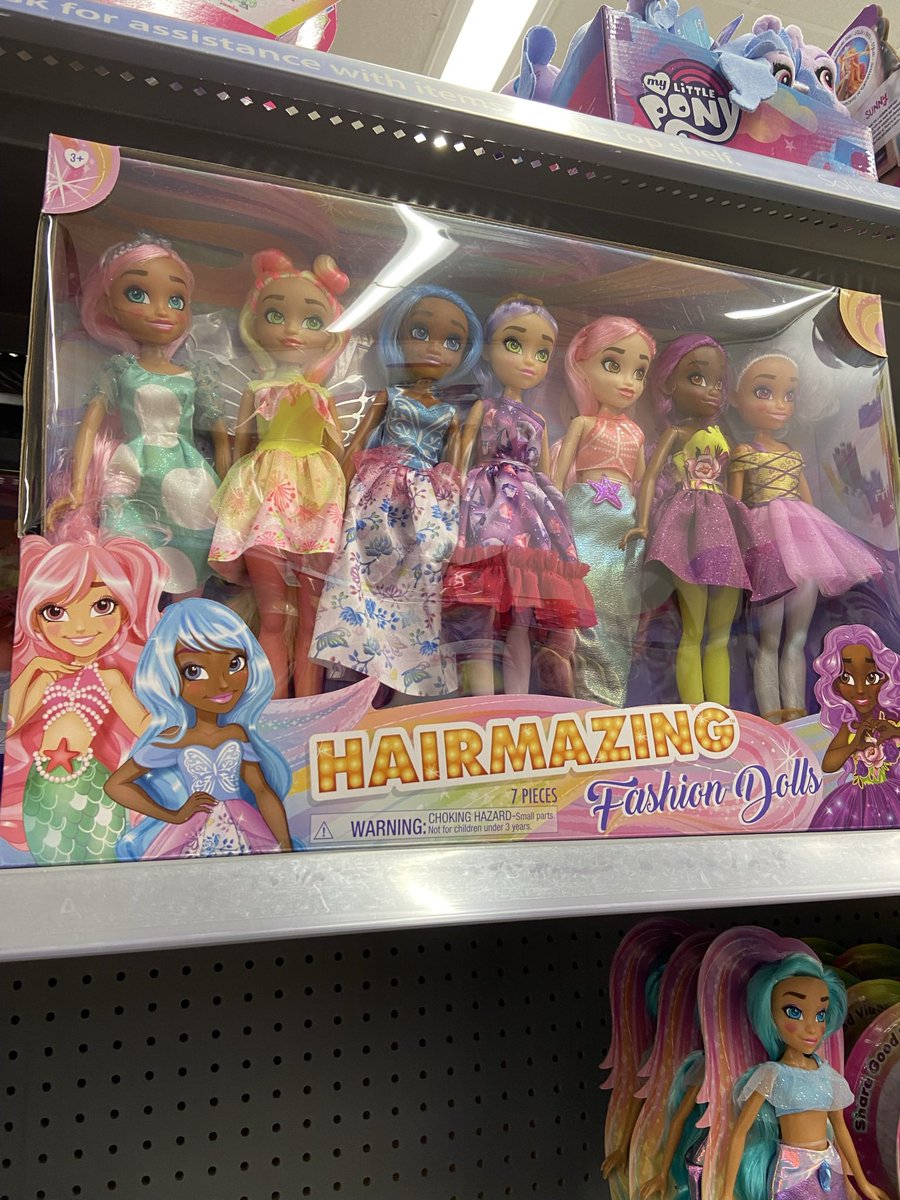 asher_bee's tweet photo. I love finding out toys in the wild! Many hands help to create a single toy and its packaging. #justplayproducts #hairdorables #hairmazing #dollart #dollmaker #dollcollector #dollnews #walmart https://t.co/713V8geUwG
