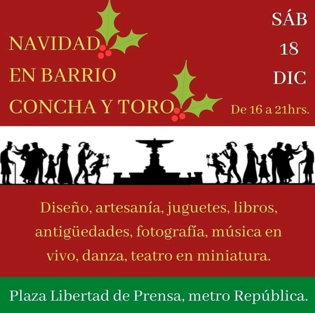 la_eleanor_cl's tweet photo. Siguiente Fecha⬇️
Sábado 18 de Diciembre en Plaza Libertad de Prensa, Barrio Concha&amp;Toro, Metro República.
Una hermosa feria, música en vivo, fotografía y más...
Desde las 16 horas

L@s esperamos

#apoyapyme #apoyaemprendedores #Seguimos https://t.co/HTOG1LFt9D