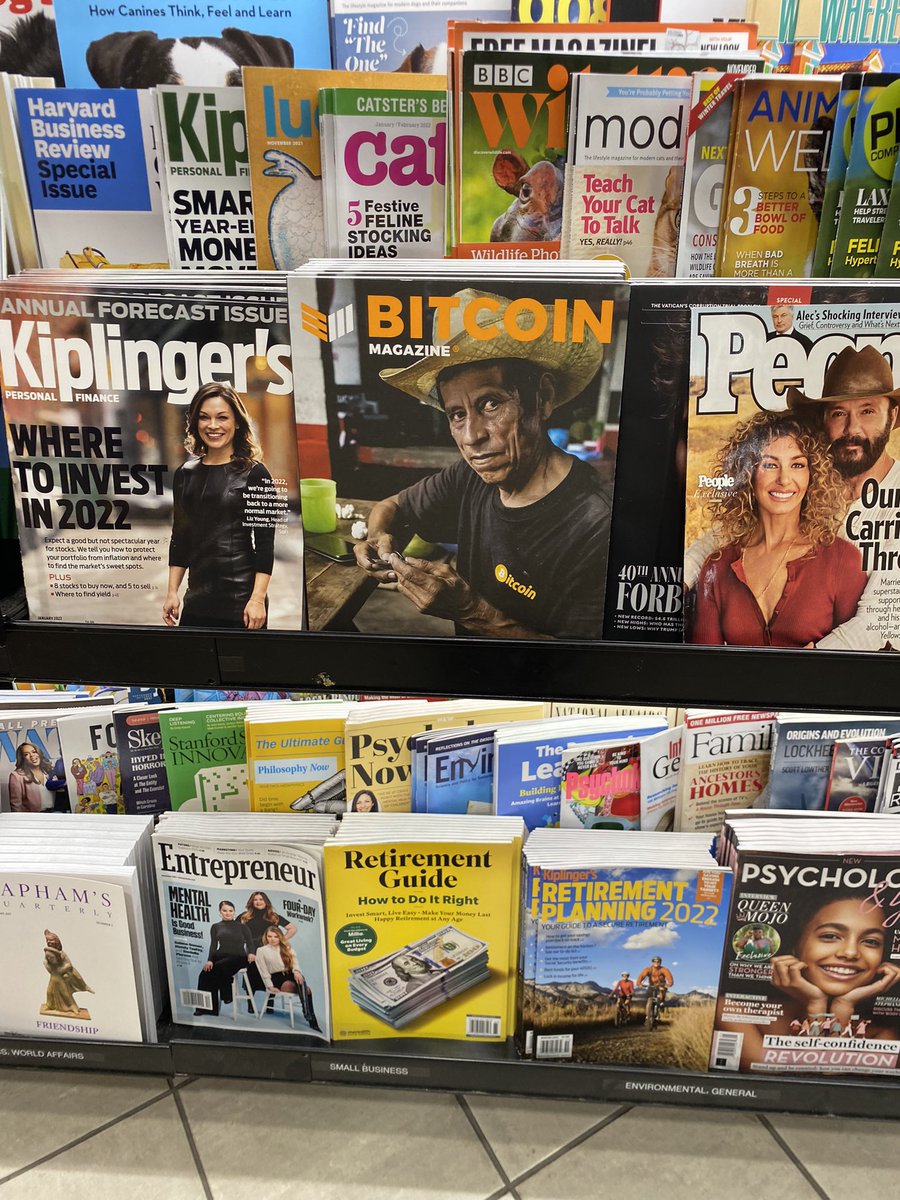 First time a Financial Magazine has had a “El Salvador” issue.  Excited to see it front and center at Book Store in San Diego.  Adrian representing!