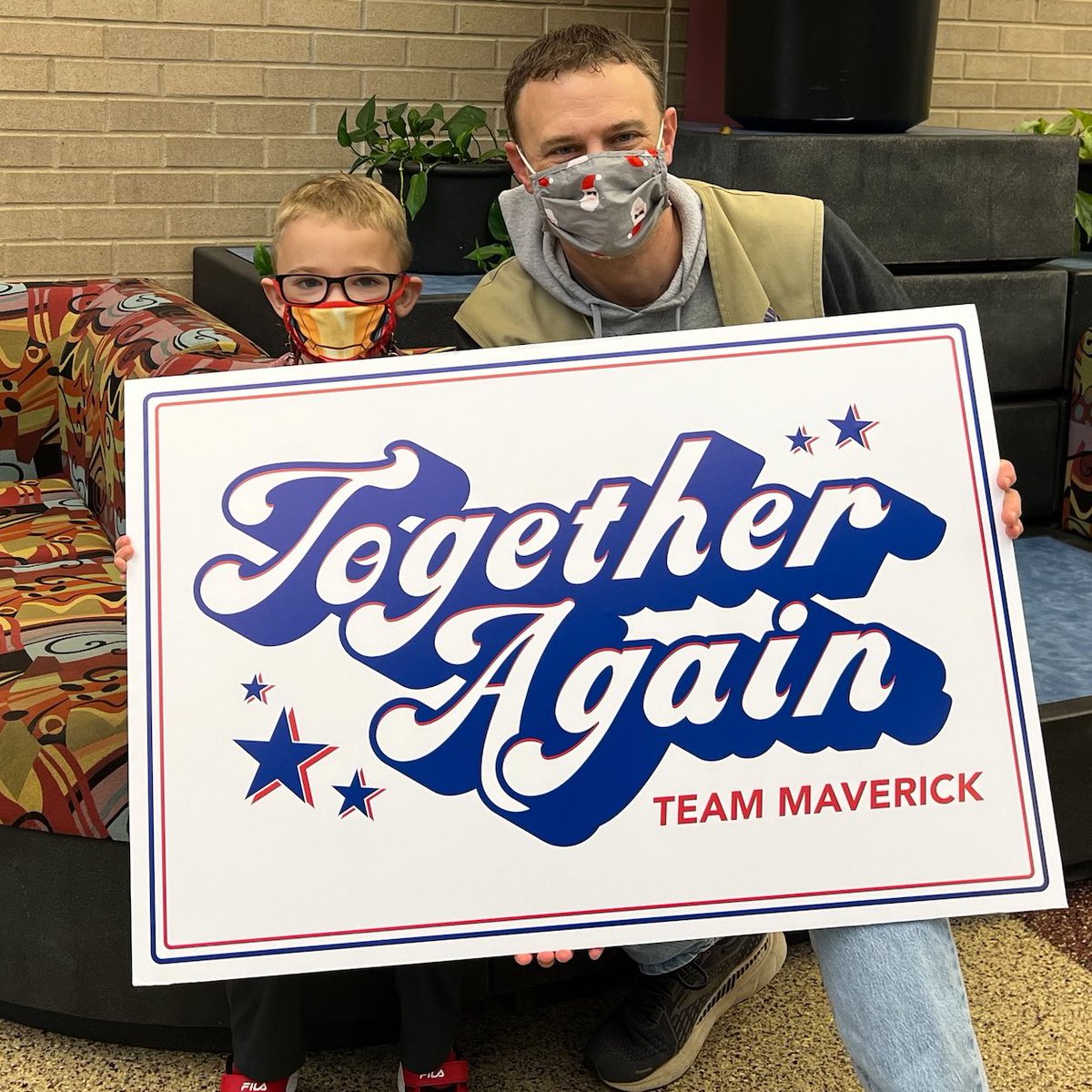 MadisonPlaceK5's tweet photo. Our week is always better with Watch DOGS in it. Thank you to these two dads for working with us this week! #TogetherAgainMD https://t.co/wP6STGKSYm