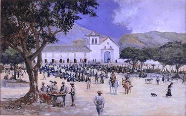 DeepSageApp's tweet photo. Plaza de Villa de Leyva. Acuarela de Rafael Tavera, 1941. Colección Particular.. 
@lectorsabio https://t.co/zYkxDGxAHn