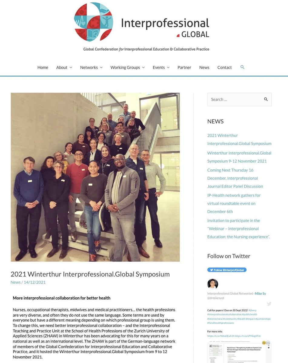 Interprofessional.Global tweet media