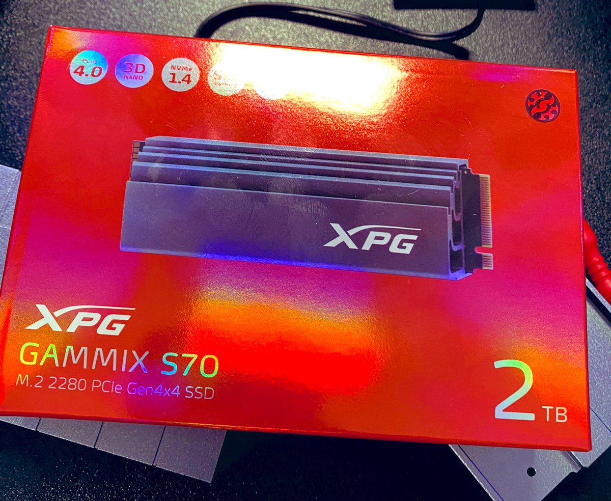 BigCheese's tweet photo. Upgraded @PowerGPU Gaming PC with the @xpg_na Gammix S70 2TB let’s maximize our gaming! 

#NotAnAd #ButShouldBe 🤣 https://t.co/szlQQbTS0T