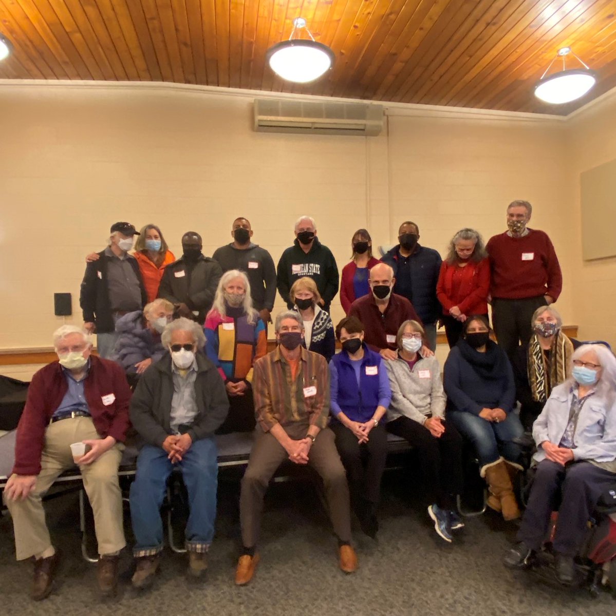 #Write4Rights in East Lansing, Michigan, Dec 11, 2021 - @PeaceEdCenter, @glnawi, @amnestyusa local group

 We are #vaccinated & #WearAMask.
 
Photo credits: @ACLUWilliams & @JudithBridger