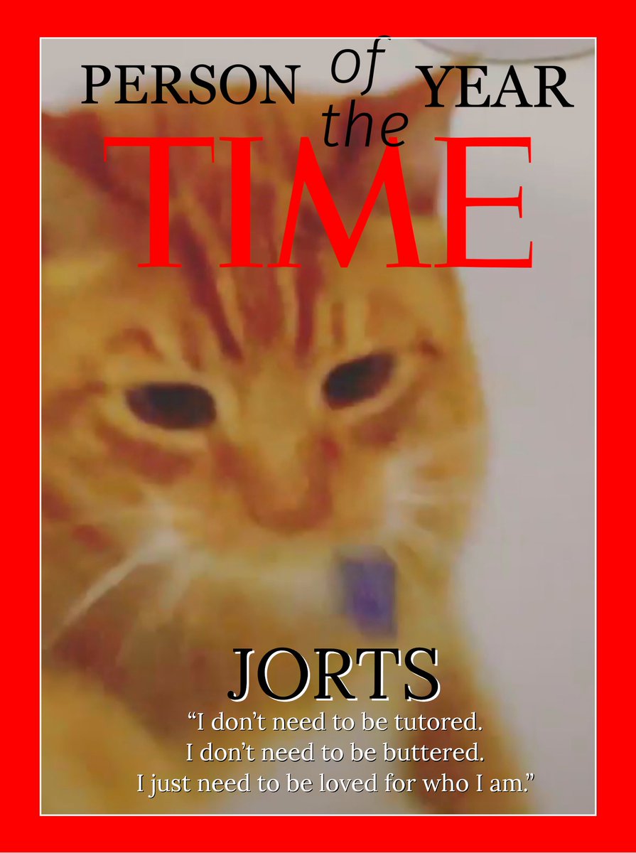 I think we all agree @time made a huge mistake today. I demand some recognition for Jorts.