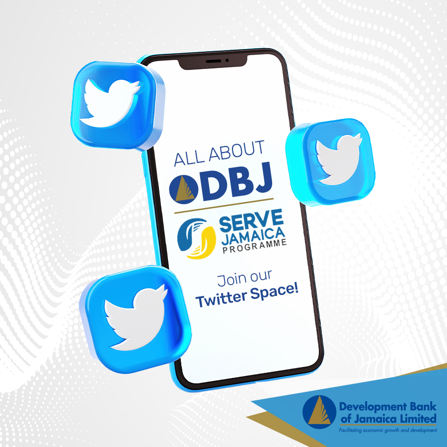DBJamaica's tweet photo. Happening now! Join our Twitter Space, ask everything you've been dying to know about the DBJ SERVE Programme or get tips and feedback from fellow entrepreneurs!
Tweet at us using the hashtag #AllAbtSERVE
#DBJ #DBJSERVE #AllAbtSERVEE https://t.co/mAvXUpZNC2