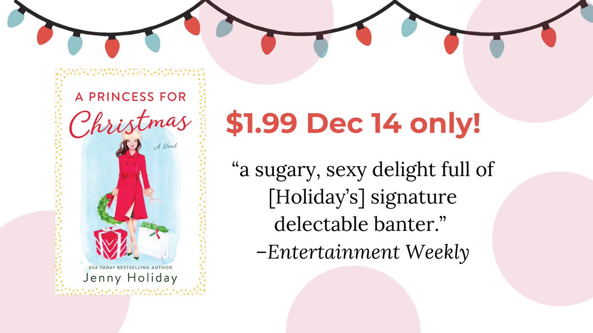 Hey, A Princess for Christmas is on sale in e-book for $1.99. Today only! Turns into a pumpkin at midnight, just like my heart.
Amz: https://t.co/iXHCvVehwI
Apple: https://t.co/3cqp72lXyX
Nook: https://t.co/XnVDfDwItV
Google: https://t.co/aZGSmKwgTs
Kobo: https://t.co/F6x9ngUIRW https://t.co/DqnzgI6f4w