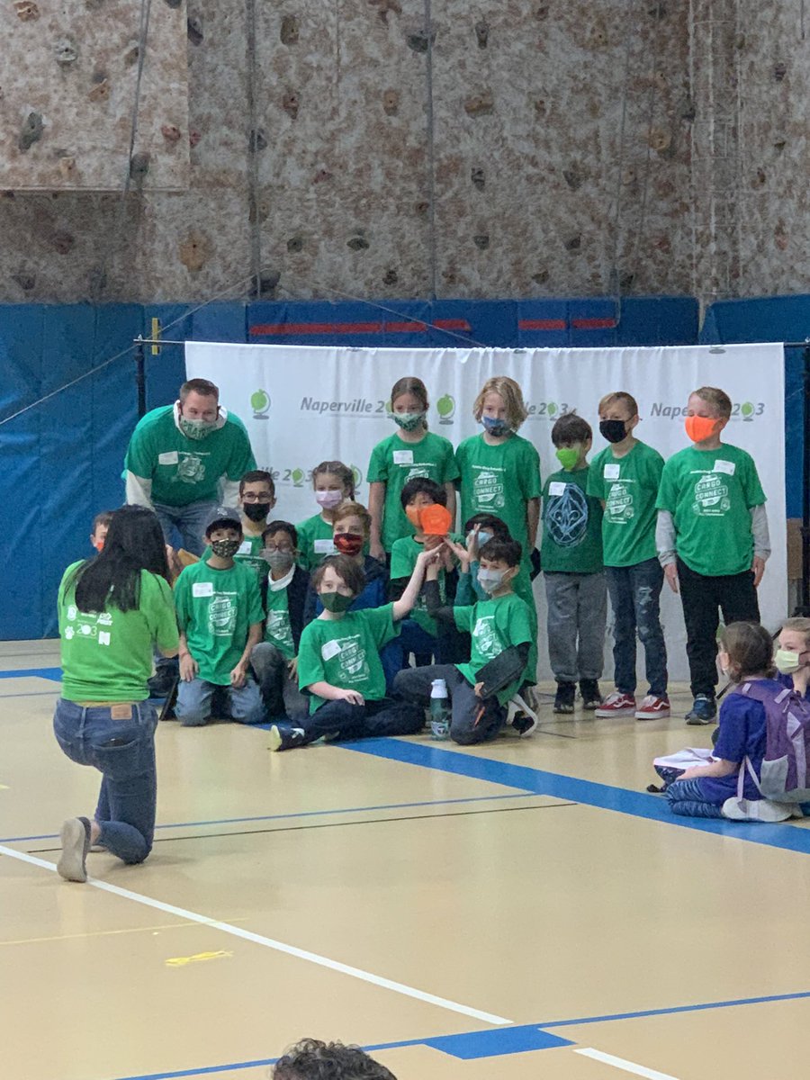 SearcyK's tweet photo. Prairie Robotics rocked it! AM team won the whole thing. PM team took 4th out of 11. We are so proud of them!!! #prairiepride #bebold203 https://t.co/e2WDqwhMDJ