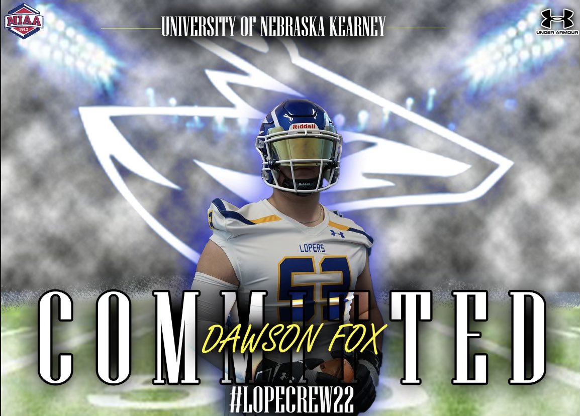 I’m excited to announce that I will be continuing my academic and athletic career at the University of Nebraska Kearney!! 🔵🟡 <a href="/CoachJoshLynn/">Josh Lynn</a> <a href="/Jake_Willrich/">Coach Willrich</a> #therise