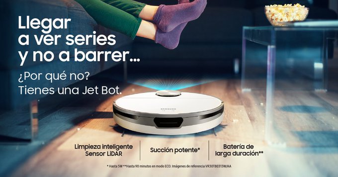 WendyShok's tweet photo. Disfruta tu serie favorita sabiendo que la limpieza de tu hogar se encarga Jet Bot.  https://t.co/Q7ZjSGhXrE https://t.co/yxV6Y8u68h