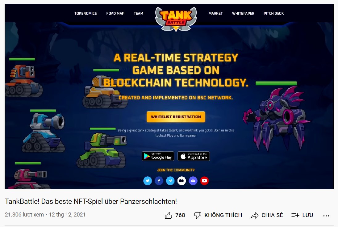 <a href="/tankbattleco/">Tank Battle - NFT Strategy game</a> is recommended by a popular YouTuber with 71k followers 👏👏
Let's see what they had to say about this amazing game and then make your own decision 😉💯

👉 youtu.be/Hf3KWxhTue0 👉

#CoinLAB #TankBattle #P2E #Metaverse $TBL <a href="/CoinLAB_Offi/">CoinLAB #Web3 #AI</a>