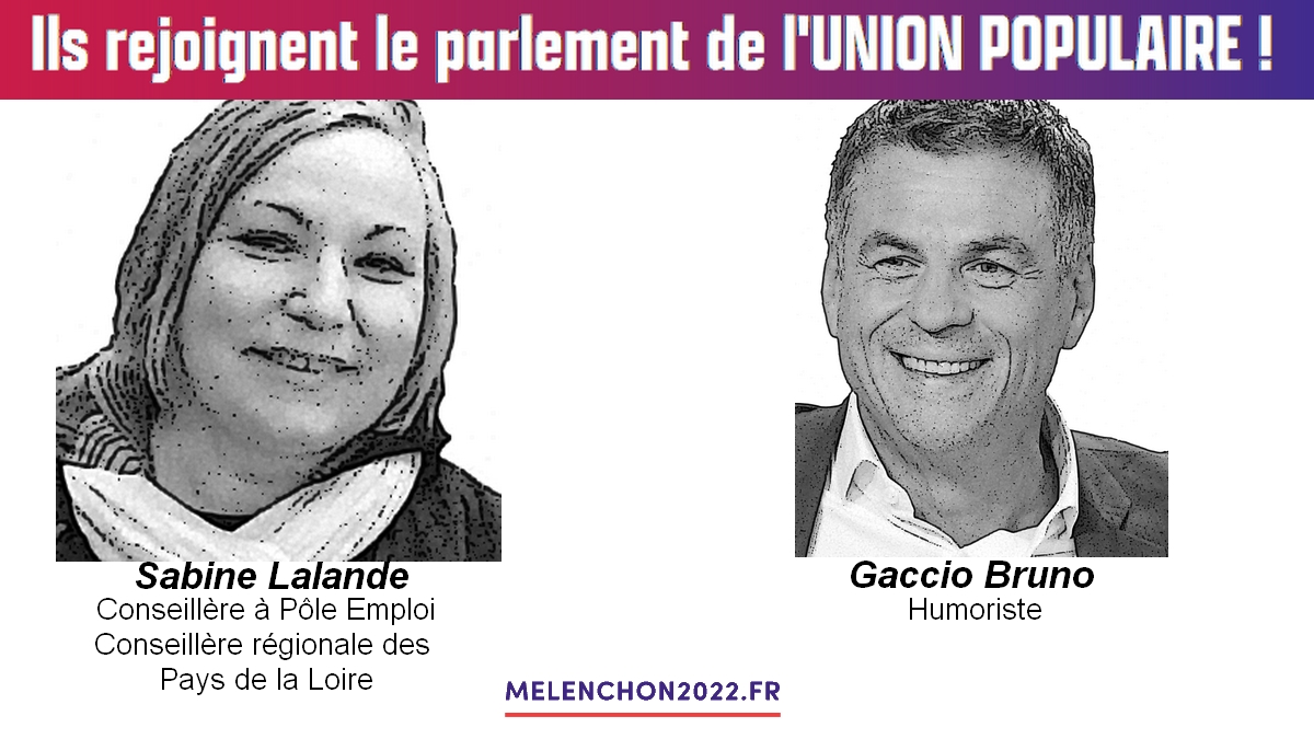 SegoleneAmiot's tweet photo. Ils ont rejoint l'#UnionPopulaire !! Et Vous??

#Melenchon2022
#MelenchonVaGagner https://t.co/uB47gDBVoG