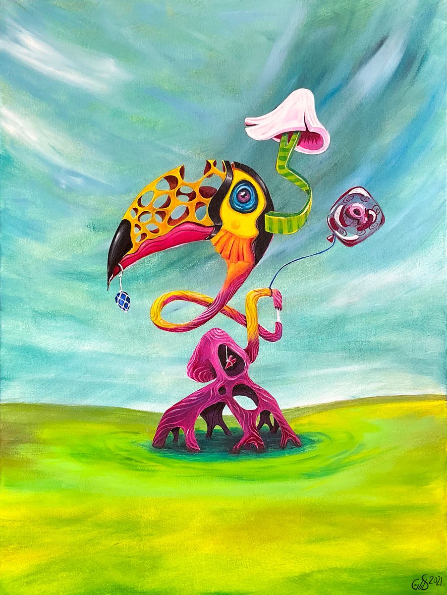 BankingOnChain's tweet image. Totally worth the biding war 🙌@sara_nmt’s wild imagination, bird with roots! 
Go 🦅s!
 foundation.app/@Saranmt/~/115…