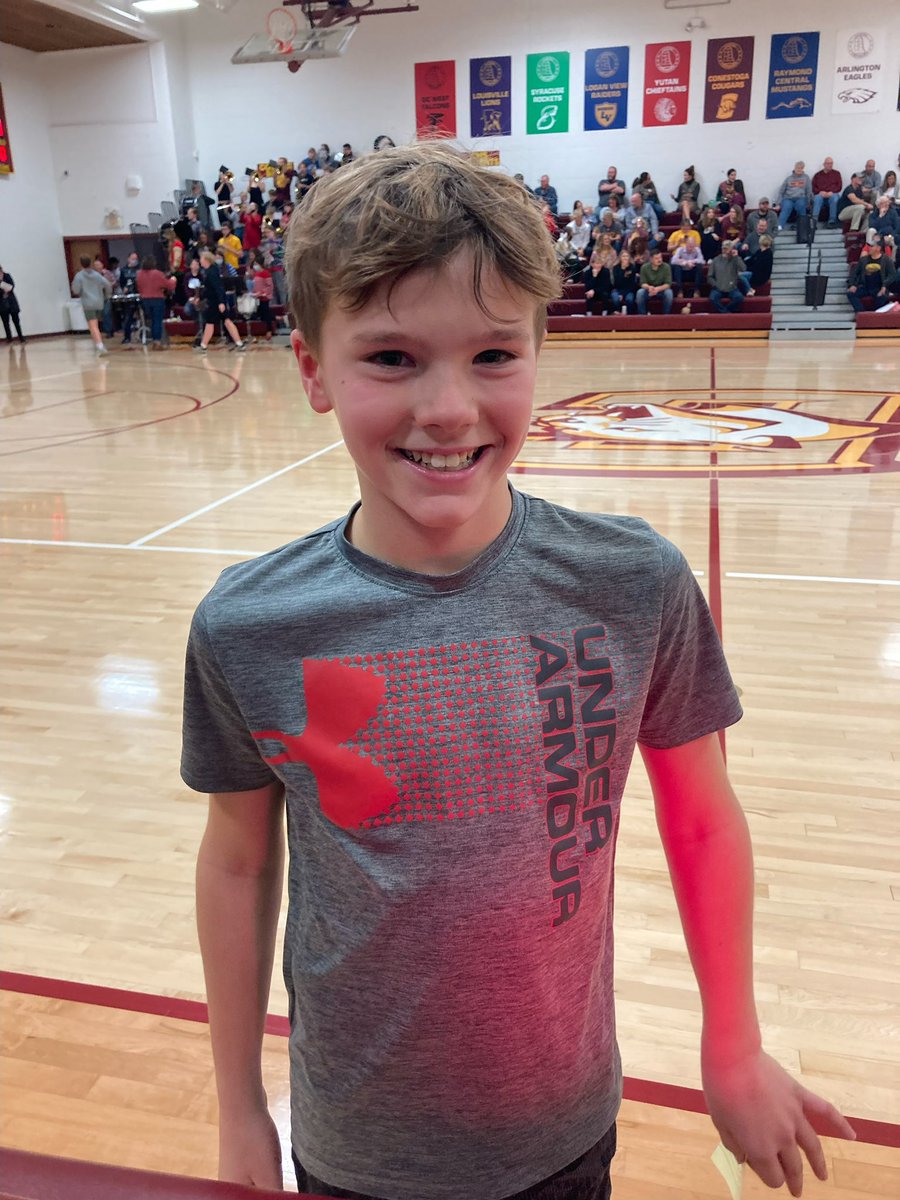 c1stoga's tweet photo. The Conestoga Super Fan for tonight’s game is Jacob Eagen! https://t.co/MYYacEg31j