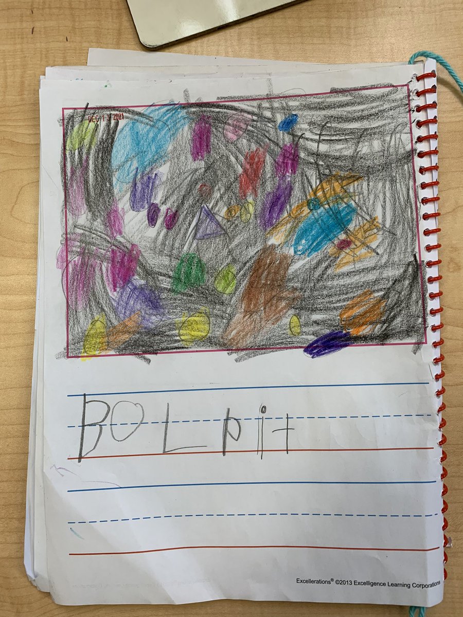 kimbergarten's tweet photo. So proud of these budding authors for stretching their sounds and labeling their inspiration images!  We love this story! #writeeveryday #wbwildcats https://t.co/KE10aoKu3r