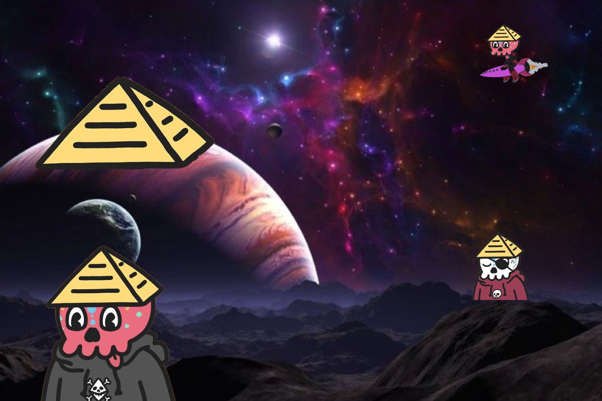 Cryptking_1's tweet photo. A planet far, far away the #pyramories are cooking up something @CryptoDuoz @CryptoMories #FaMorie https://t.co/nUINujL0Oy