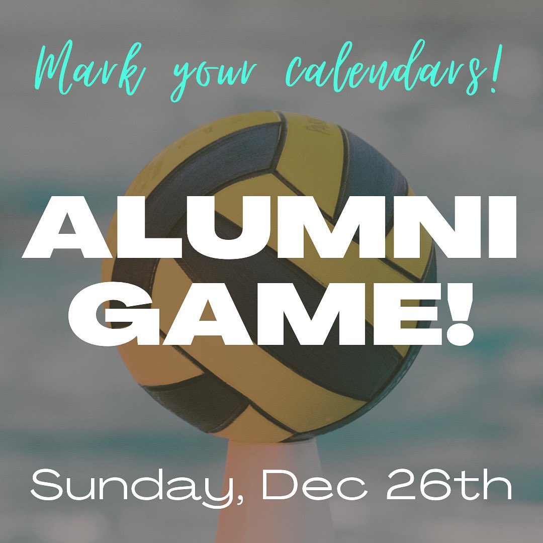 Our annual Alumni Game is back! We can’t wait to get back together and catch up with old players! Stay tuned for specific times, and join us on Sunday, Dec 26th! #newbergwaterpolo #alumni #alumnigame #oregonwaterpolo