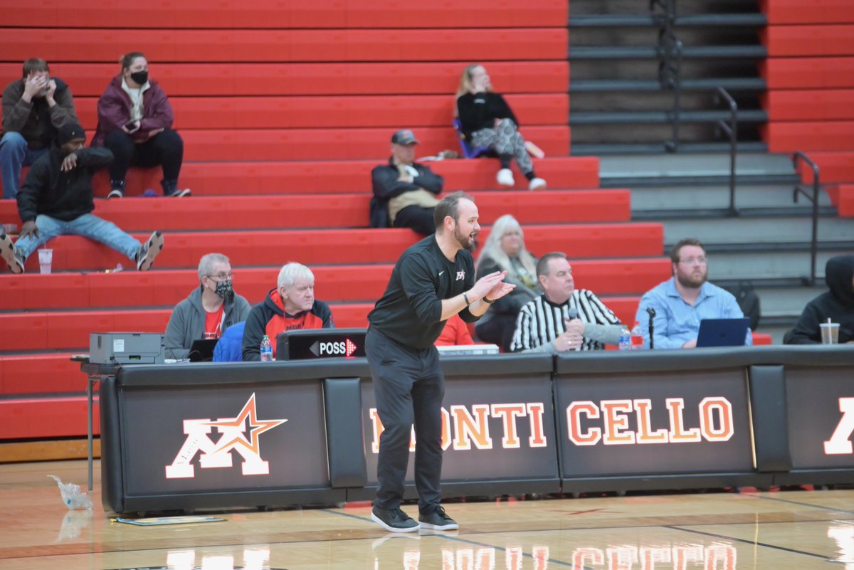 FINAL: Boys Basketball

Monticello: 78

Fridley: 66

<a href="/DillonNaumann/">Dillon Naumann</a> gets his FIRST win as Monticello Head Coach.  

CONGRATS COACH! 

Thompson leads all scorers with 25 points. Sawatzke with 22. Great win boys! 

#MontiMagic <a href="/GaryRevenig/">Gary Revenig</a> <a href="/MSHSLjohn/">John Millea</a> <a href="/BrettCloutier/">Brett Cloutier</a>