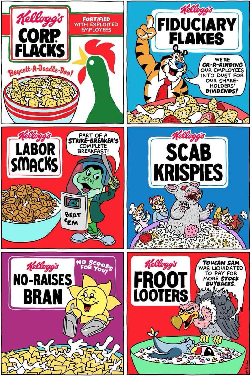mahtowin1's tweet image. Don't eat scab cereal!     #BoycottKelloggs