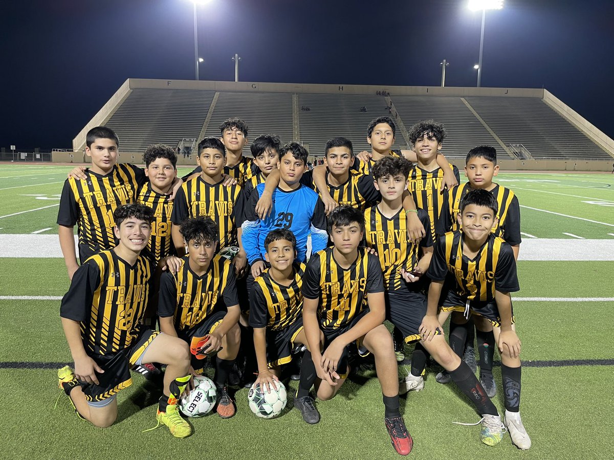 Congratulations go out to our 7th grade soccer team. They are District Champions