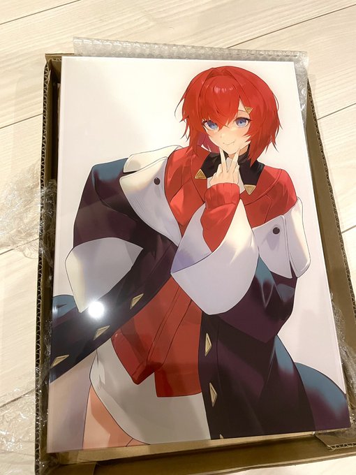 わー!Skebで頼んでたアクリルマウント来た!!!良過ぎる!!みんな見てくれ!!!😊😊😊😊😊😊 