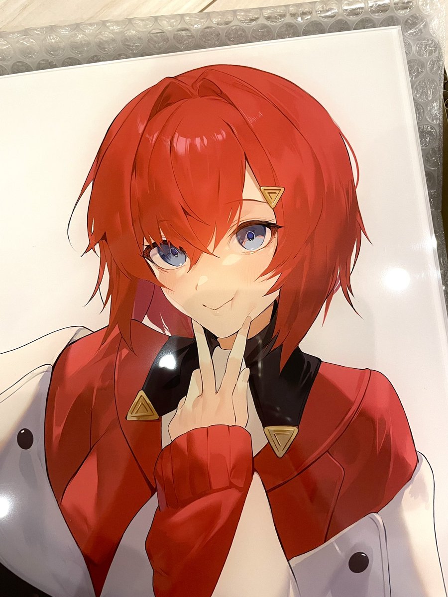 わー!Skebで頼んでたアクリルマウント来た!!!良過ぎる!!みんな見てくれ!!!😊😊😊😊😊😊 