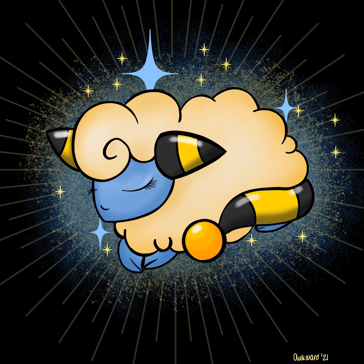 awkward_squared's tweet photo. Mareep pokemon fan art 😍 https://t.co/Ecx9sjSEtd