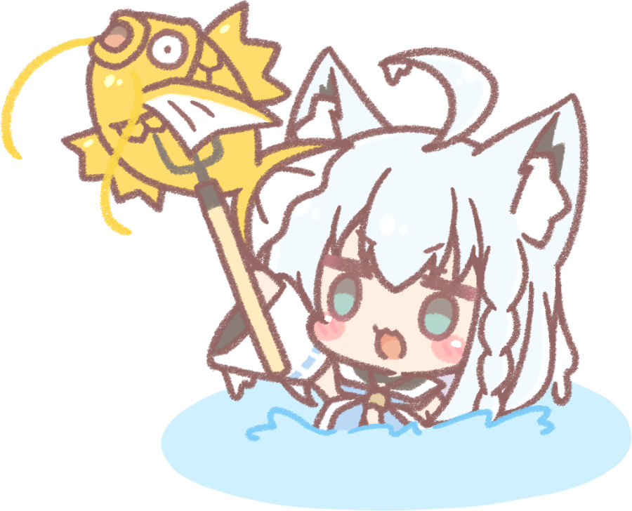 こちら活動素材用に透過イラストも添えさせていただきます そろそろ本当に獲れま みたらしねこ 絵仕事募集中のイラスト