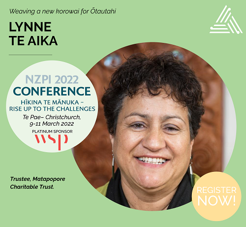 Introducing Lynne Te Aika (Ngāi Tahu, Ngāti Awa, Te Whanau-ā-Apanui), keynote speaker at #NZPIC2022.  

#NZPI #NZplanning #Conference #HikinaTeMānuka #RiseUptotheChallenges  #KeynoteSpeaker  #LynneTeAika

Bio:  bit.ly/3FTAkxs 
Register:  bit.ly/3E9xV0W