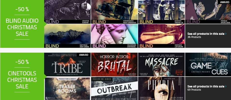 SampleSReview's tweet photo. Cinetools &amp; Many more 50% Off- Check Sale Here: 
https://t.co/sYO3h6UHp4
🔥🎹🔥
#sounddesign #musicproducer #musicproducers #Deals #ChristmasSale #Cinetools #GameAudio #musicproduction #Audio https://t.co/lEIETnHvSz