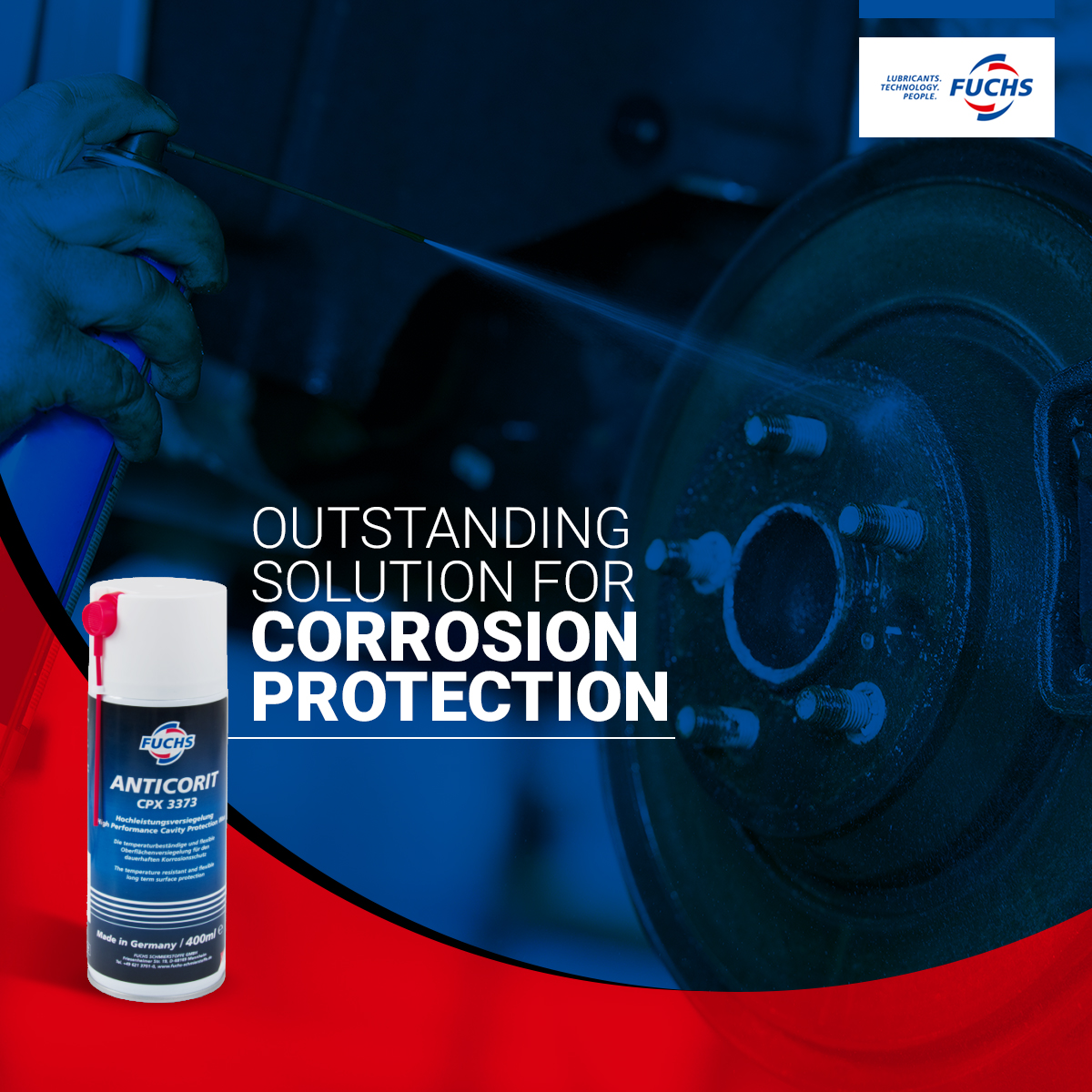 The ANTICORIT products from FUCHS are corrosion preventives that can be easily removed if necessary without damaging the surfaces to be protected.

#quality #corrosion #corrosionprotection #fuchs #spray #surfacesolutions #protection #metals #innovation #technology #machinery