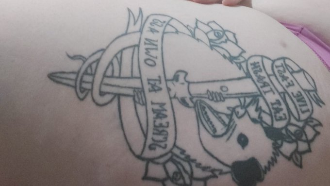 Tattoo tour! I have 15 so be patient as I get pics for all of them. Starting with my favorite! https://t