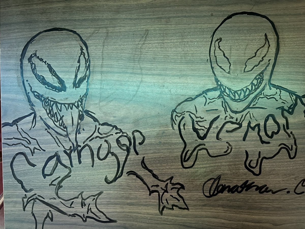 CoachYotter's tweet photo. Me: “I like street fighter and Venom.”
Jonathan: “say less coach”
#artist #kidprodigy https://t.co/34HjtppNSK