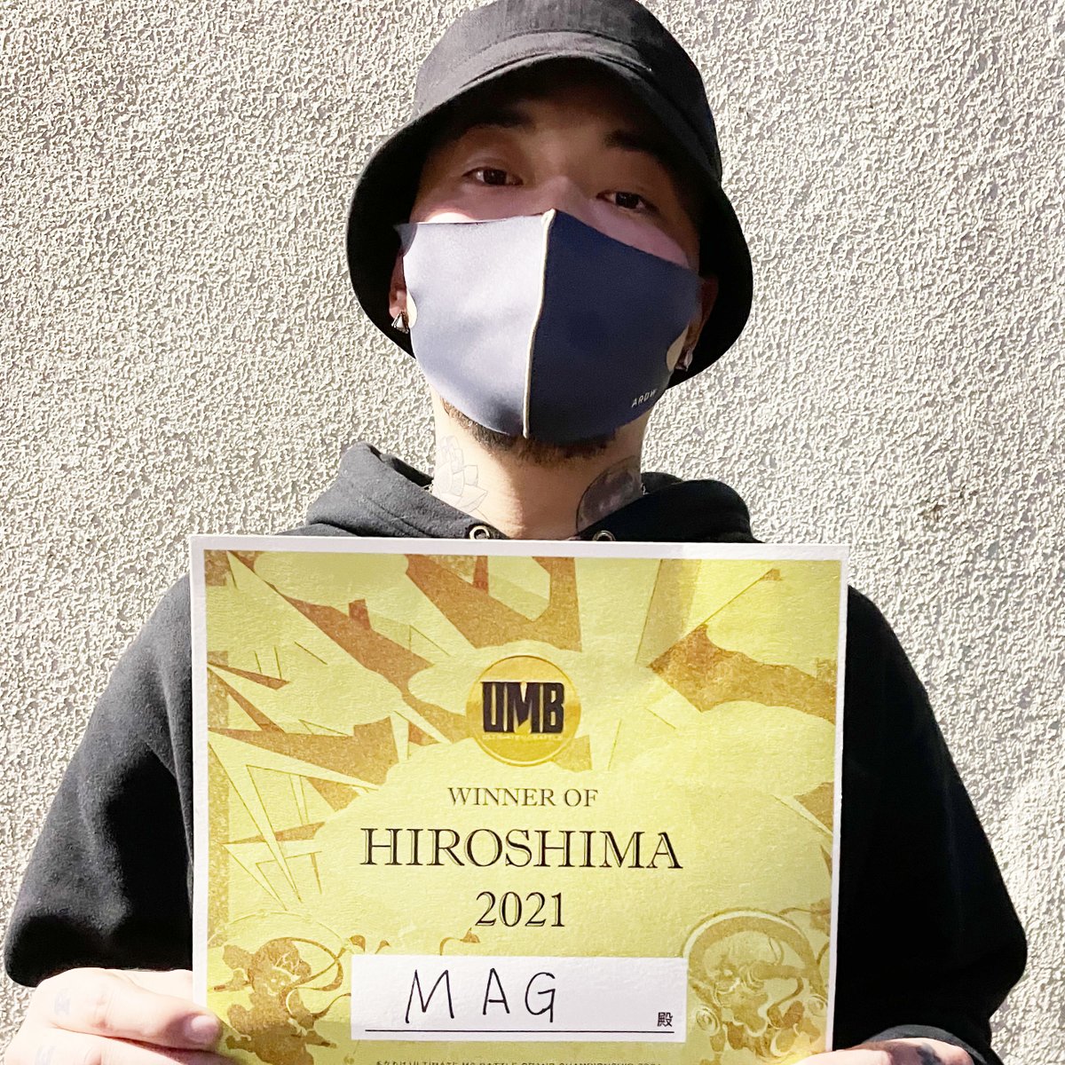 UMB_OFFICIAL's tweet photo. UMB2021 広島予選優勝者は、

【 MAG 】

に決定いたしました！

12月26日(日)新木場STUDIO COASTにて行われる
"UMB GRAND CHAMPIONSHIP 2021"への出場権を獲得。

e+にて前売り券販売中
●１階席・２階席チケット
【 https://t.co/8R1XeZrC68 】

●配信公演
【 https://t.co/tYVMaTT4sG 】 https://t.co/pplvIeTmhP