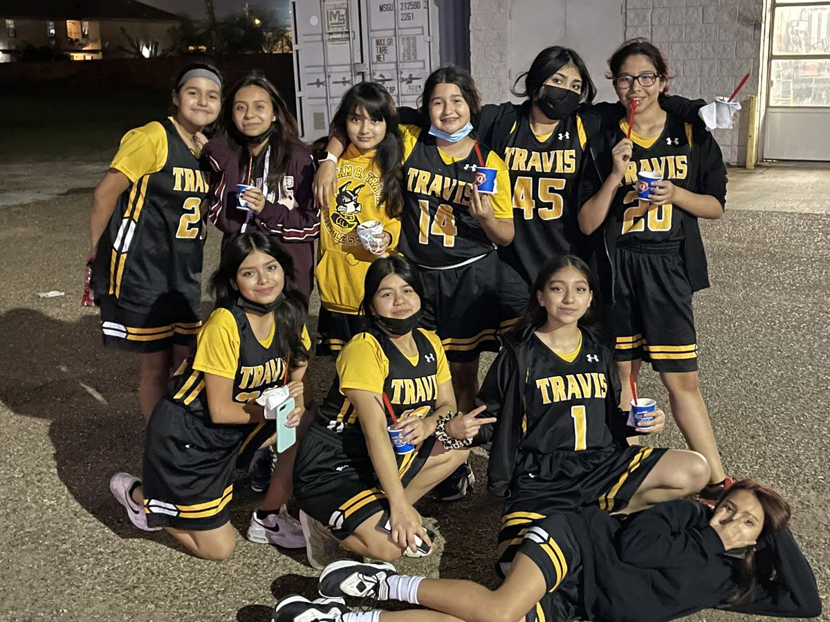 Congratulations to our 7th grade light team . They are District Champions