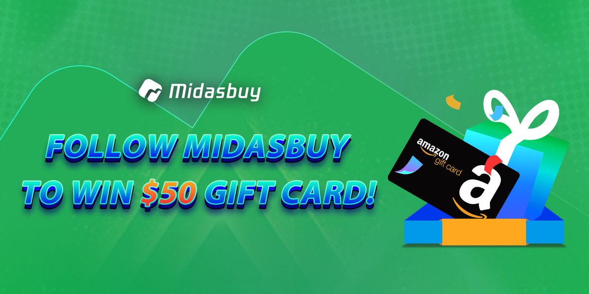 Midasbuyglobal's tweet image. 🔥Follow #Midasbuy on Twitter to win $50 Amazon Gift Card for you&amp;amp;friends!🙌

1.Follow @Midasbuyglobal
2.Tag 2 friends below and make sure they followed Midasbuy too

🎁1 winner: $50 Amazon gift card
🎁Winner’s friends: PUBG MOBILE or AOV skin

⏰ 2021/12/15- 2022/1/20 (UTC+8)