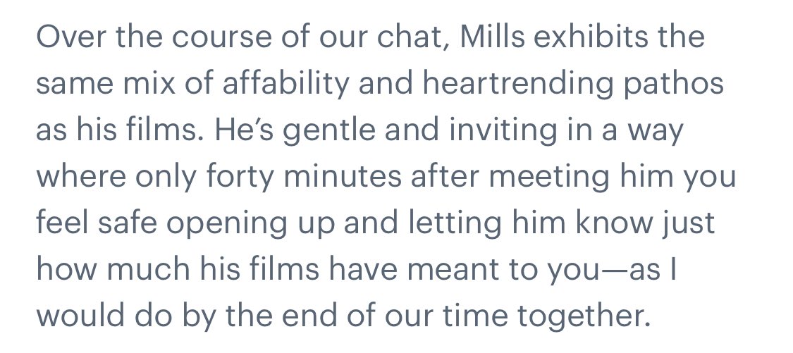 certainfates's tweet image. mike mills forever &amp;lt;3